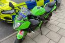 A motorbike seized by police in North Somerset as part of their recent operation.