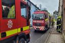 Roads closed as fire breaks out at a property in Axminster town centre