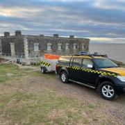 The Coastguard was deployed to Brean Down last weekend.