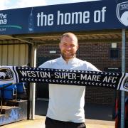 Weston AFC's newest signing Luke Coulson