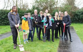 Students at Hans Price have planted a grand total of 240 trees across their site