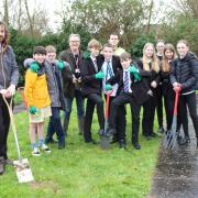 Students at Hans Price have planted a grand total of 240 trees across their site