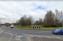 The Edithmead roundabout near Junction 22 of the M5.