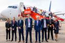 Jet2 CEO, Steve Heapy and his Bristol team.