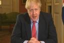 File photo dated 23/03/2020 of a screen grab of Prime Minister Boris Johnson addressing the nation from 10 Downing Street, London. The Prime Minister has said he has tested positive for coronavirus. PA Photo. Issue date: Friday March 27, 2020. See PA stor