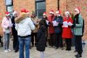 Christmas cheer arrived at Locking Parklands with a Parkland Singers choir.