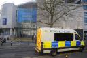 Police are investigating an incident outside Weston College in Weston-super-Mare.