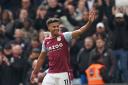 Aston Villa's Ollie Watkins celebrates after scoring his sides third goal of the game during the Premier League match at Villa Park, Birmingham. Picture date: Saturday April 15, 2023. Pic: PA Wire.