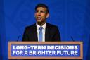 Prime Minister Rishi Sunak delivers a speech on the plans for net-zero commitments