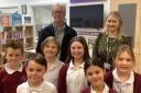 30 new journalists aged nine and 10 at St Anne’s Church Academy welcomed Nigel Dando