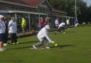 Action from Clarence bowls club earlier this year