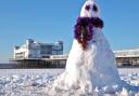 Could a snowman be appearing on Weston beach this week? The Met Office seems to think so. Picture: Mark Atherton