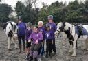 Students and horses at Little Grange Riding Centre.