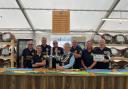 The hard-working team behind the Real Ale Festival   Pictures:  Weston Lions