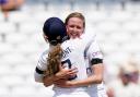 Lauren Filer made her England debut in the Ashes Test against Australia back in June.