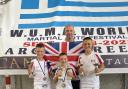 Josh Cawte, Liam Cawte and Ryan Cawte shared five medals between them obtained at the World United Martial Arts Federation (WUMA) championships in Greece.