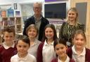 30 new journalists aged nine and 10 at St Anne’s Church Academy welcomed Nigel Dando