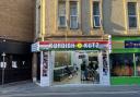 The current shop frontage