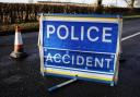 A motorcyclist collided with a van on the A370 in North Somerset.