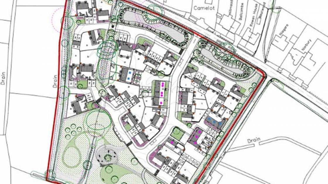 Plans for 35 homes near M5 REFUSED persmission 