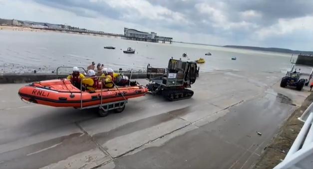 Man rescued by Coastguard near Grand Pier