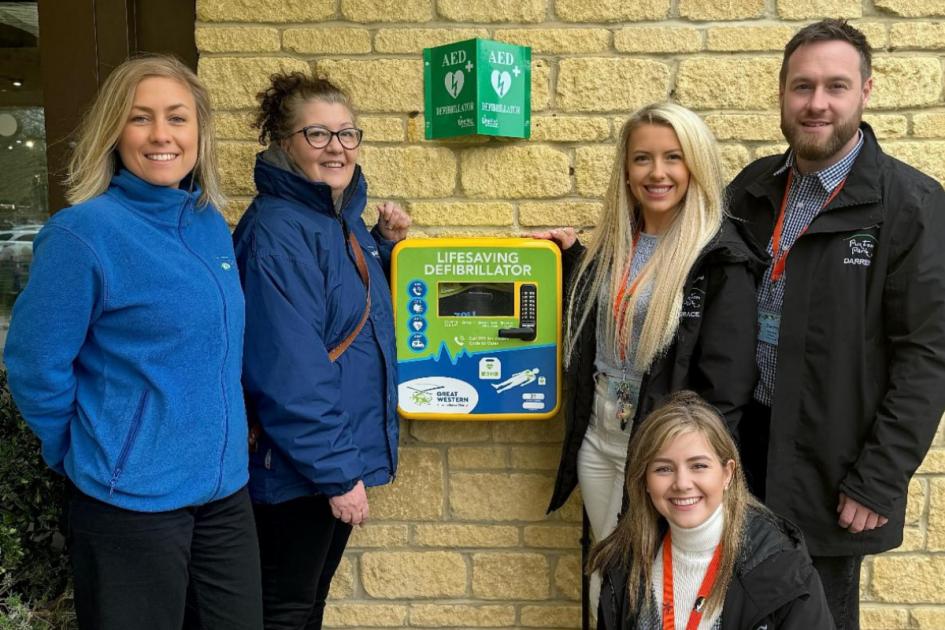 Puxton Adventure Park installs life-saving defibrillator device 