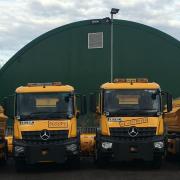 North Somerset's gritters are back in use with a new form of fuel.