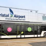 The electric Co-Bus will shuttle people from the airport's terminal to flights.
