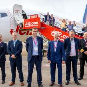 Jet2 CEO, Steve Heapy and his Bristol team.