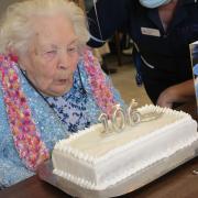 Irene Newey has celebrated her 106th birthday.