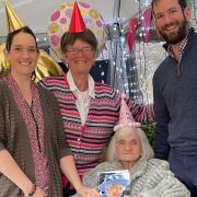 Edith Cook celebrated her 100th birthday on Monday (April 11).