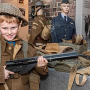 New recruit Reuben at Weston Museum's History Week.