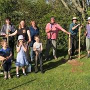Sustainable Backwell was one group which planted 10 trees in 2021 with the Thatchers Community Orchard Project.