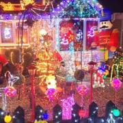 Mark Antoni adorned his bungalow on the Bournville with Christmas decorations for charity.