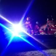 RESCUE: Avon Fire and Rescue deployed the hovercraft to rescue the person in Weston