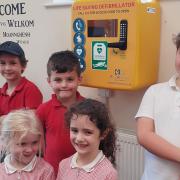 Mendip Green Primary was able to purchase a defibrillator after a generous donation was made by a parent.