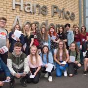 Hans Price Academy School GCSE results.    Picture: MARK ATHERTON