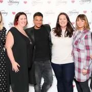 Amy Baker, second from left, and other Consultants, with Slimming World Ambassador Peter Andre who hosted their awards ceremony. Picture: Slimming World