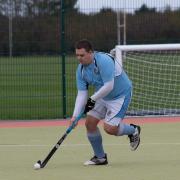 Weston Men's CJ Neate on the ball looking to create an opening.