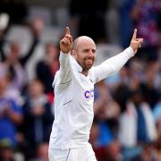 Jack Leach was in good form. Picture: PA
