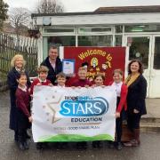 Milton Primary School receive a bronze award for promoting sustainable travel.