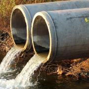 A picture of the pipes, dumping sewage directly into our rivers and lakes.