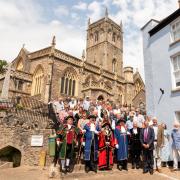 The anniversary was marked by a celebratory event at Axbridge Town Hall and The King John's Hunting Lodge Museum.