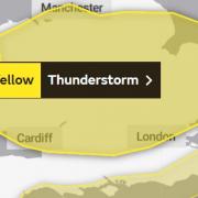 The Met Office has issued a yellow weather warning for tomorrow. Picture: Met Office