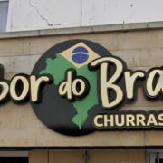 The building currently operates as a Brazilian restaurant.