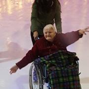 Residents and staff enjoyed ice skating at the Tropicana.