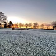 Winter scene at Wedmore