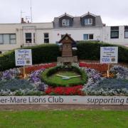 The floral clock pictured in 2020 during the pandmic. Picture: Archant