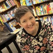 Paula Bowles signs copies of Marv and the Ultimate Superpower, following the event where children could redeem their World Book Day £1 book tokens ahead of celebrations on March 7.