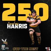 Hornets captain Courtney Harris has played for all levels of the club throughout his career there